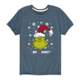 thumbnail image 1 of Dr. Seuss - The Grinch Naughty Or Nice - Toddler And Youth Short Sleeve Graphic T-Shirt, 1 of 5