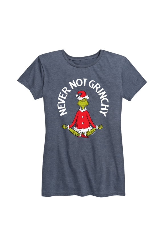 Dr. Seuss - The Grinch Never Not Grinchy - Women's Short Sleeve Graphic T-Shirt