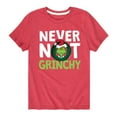 thumbnail image 1 of Dr. Seuss - The Grinch Never Not Grinchy Wreath - Toddler And Youth Short Sleeve Graphic T-Shirt, 1 of 5