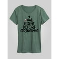 thumbnail image 1 of Dr. Seuss - The Grinch Night Before Grinchmas - Women's Short Sleeve Graphic T-Shirt, 1 of 5