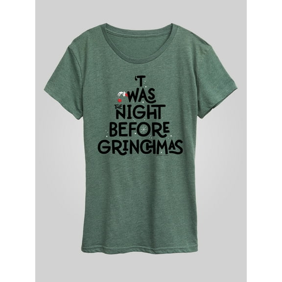 Dr. Seuss - The Grinch Night Before Grinchmas - Women's Short Sleeve Graphic T-Shirt