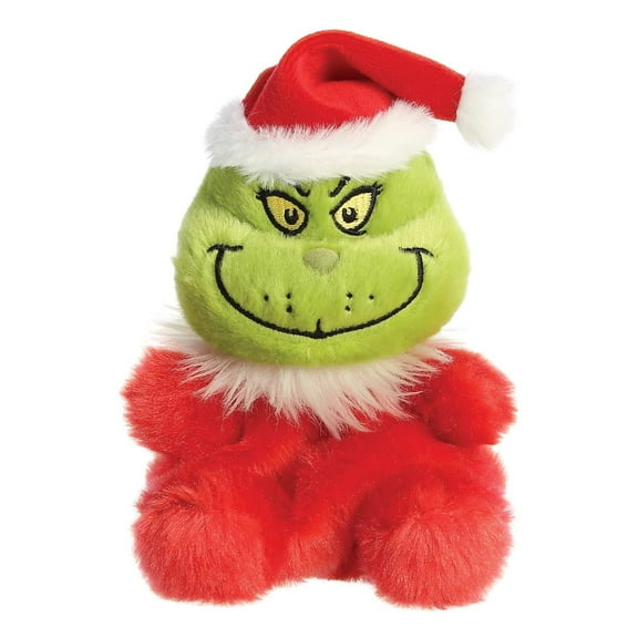 Aurora, 15591, The Grinch Official Merchandise Santa Palm Pal, Soft Toy, Red & Green