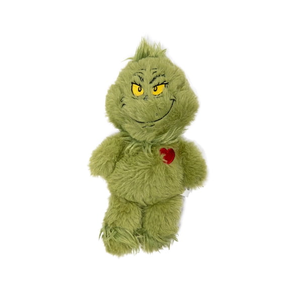Dr. Seuss' Grinch Squeaky & Plush Dog Toy, Green