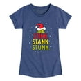 thumbnail image 1 of Dr. Seuss - The Grinch Stink Stank Stunk - Toddler And Youth Girls Short Sleeve Graphic T-Shirt, 1 of 5