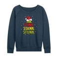 thumbnail image 1 of Dr. Seuss - The Grinch Stink Stank Stunk - Women's Lightweight French Terry Long Sleeve Shirt, 1 of 5