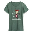 thumbnail image 1 of Dr. Seuss - The Grinch Sweet As Cindy Lou Who - Women's Short Sleeve Graphic T-Shirt, 1 of 4