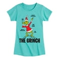 thumbnail image 1 of Dr. Seuss - The Grinch - Toddler And Youth Girls Short Sleeve Graphic T-Shirt, 1 of 5