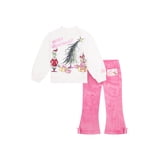 Doctor Set Printable Dr. Seuss The Grinch Toddler Girl 2PC Pink Pant Set, Sizes 12M-5T ...