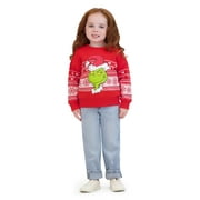 Dr. Seuss The Grinch Toddler Long Sleeve Sweatshirt, Sizes 12M-5T