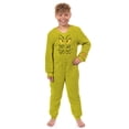 thumbnail image 1 of Dr. Seuss The Grinch Union Suit Define Good Kids One Piece Pajama Loungewear, 1 of 6