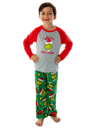 The Grinch Grinchmas Pyjama long de Noël assorti, blanc, 12-18 mois :  : Mode
