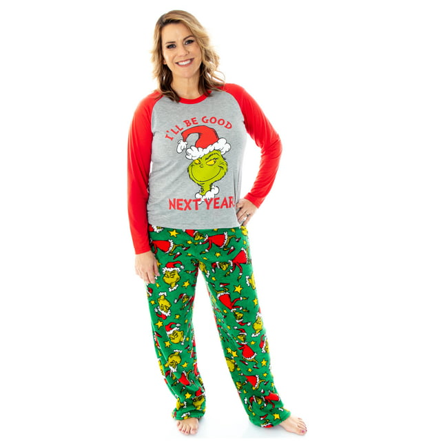 Dr. Seuss The Grinch Who Stole Christmas Matching Family Pajama Sets ...