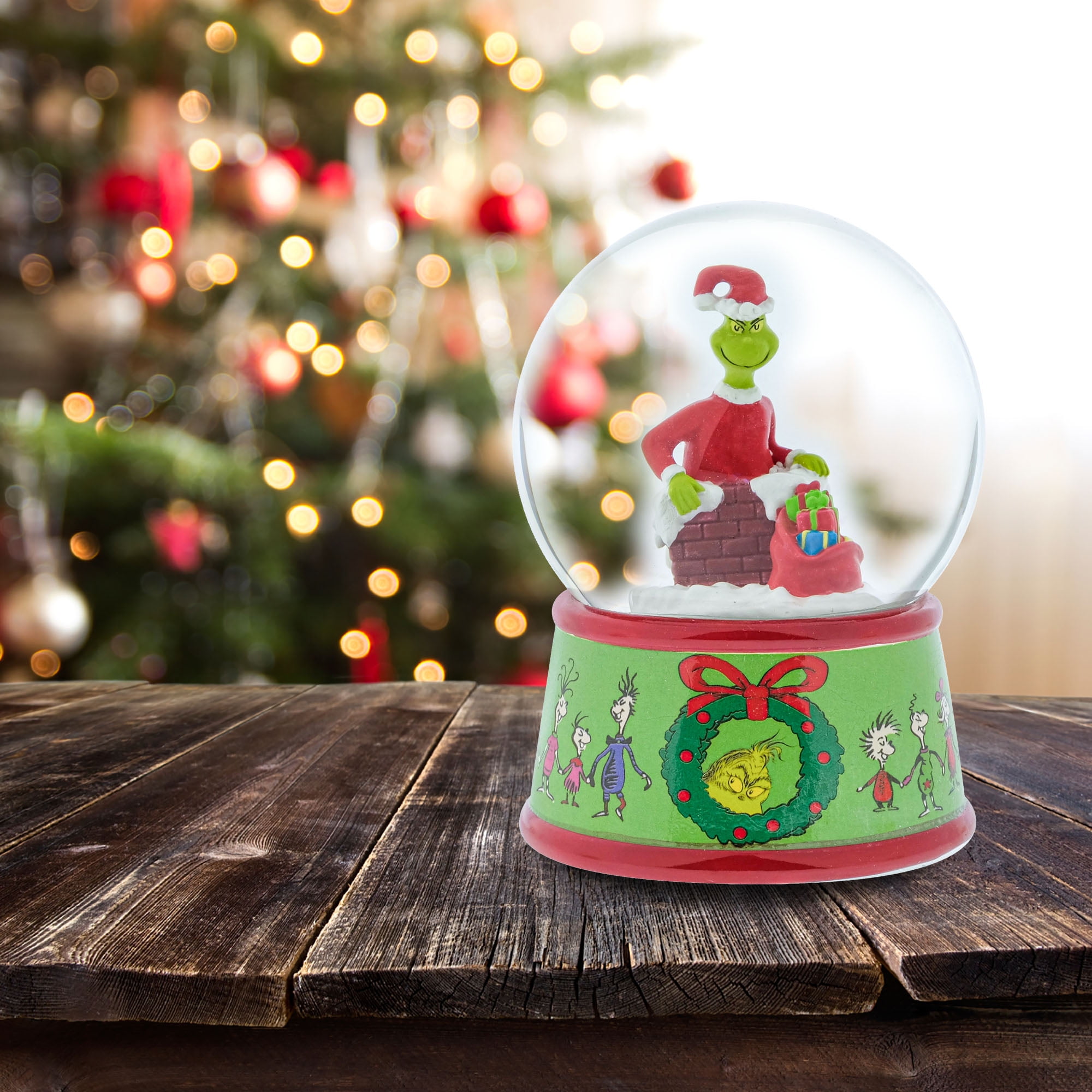 Grinch shop snow globe