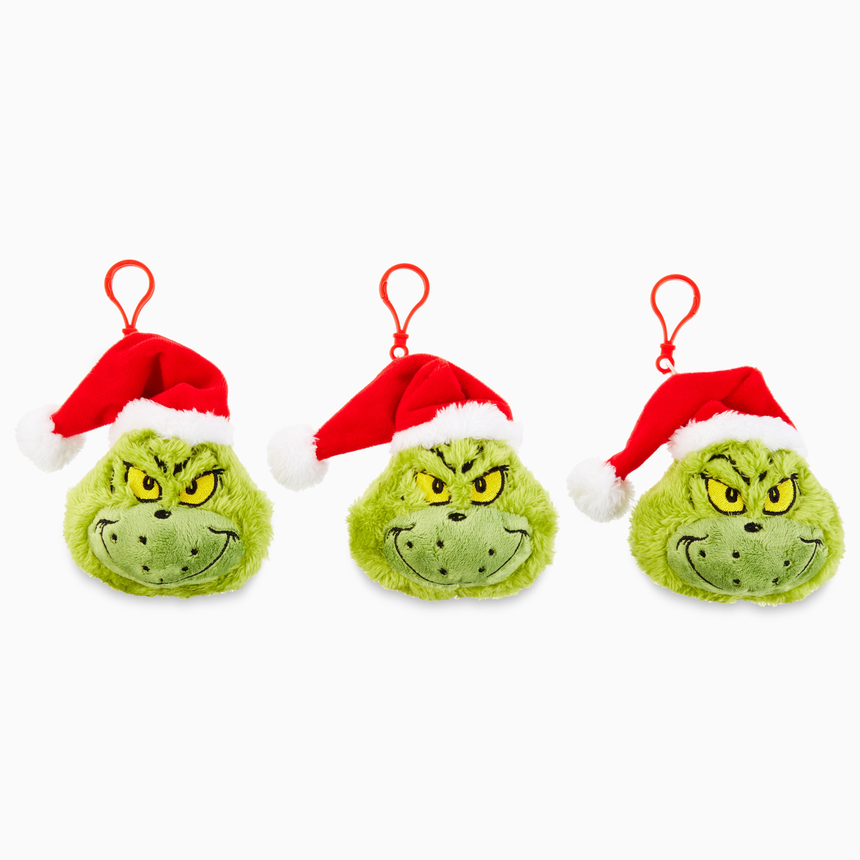 Dr Seuss' The Grinch Who Stole Christmas, Grinch Plush clip-on, 3.5 ...