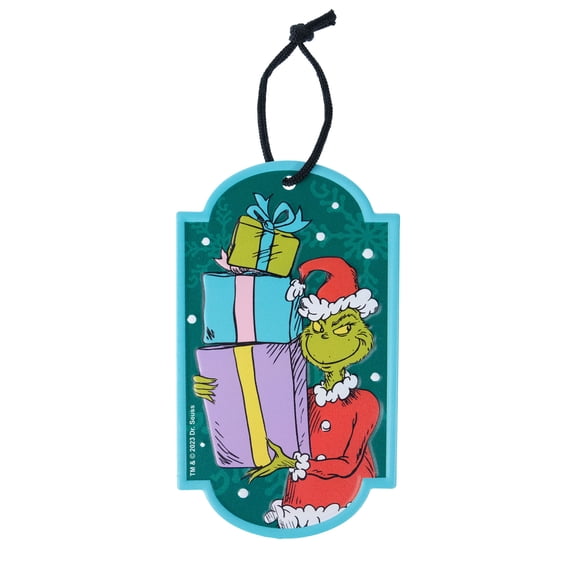 Dr Seuss' The Grinch Who Stole Christmas, Grinch, Rectangle Mini Sign, 5.5 inches Tall, Metal, Green