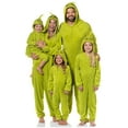 thumbnail image 1 of Dr. Seuss The Grinch Who Stole Christmas Hooded Costume Pajama Union Suit, 1 of 5