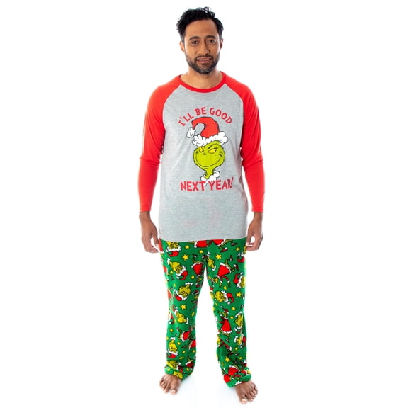 Dr. Seuss The Grinch Who Stole Christmas Matching Family Pajama Sets For Men, Women, Kids, Toddlers