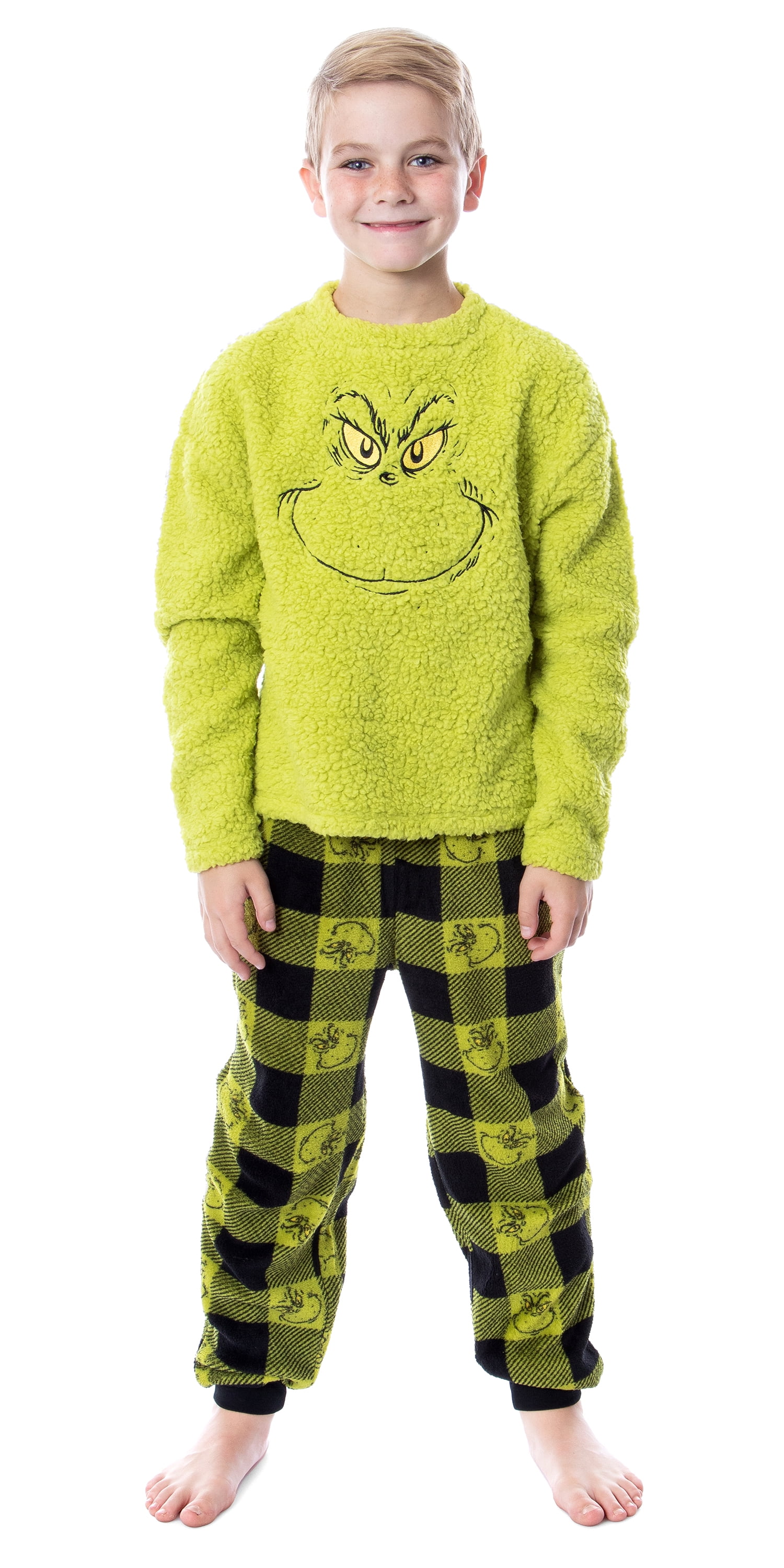 Dr. Seuss The Grinch Who Stole Christmas Matching Family Pajama Sets ...