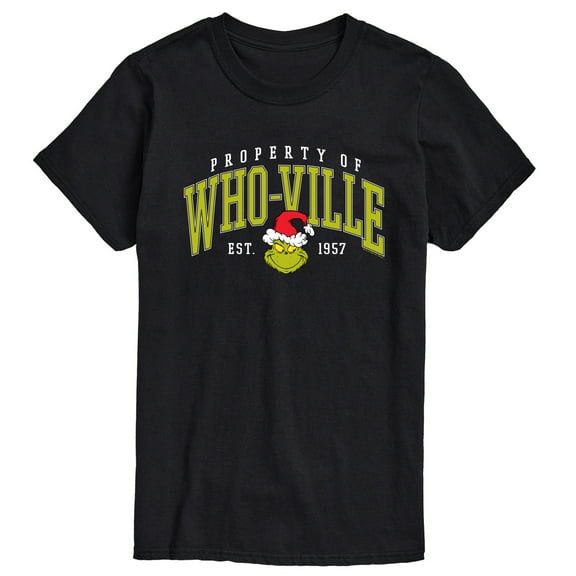 Dr. Seuss - The Grinch - Whoville Collegiate - Men's Short Sleeve Graphic T-Shirt