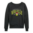 thumbnail image 1 of Dr. Seuss - The Grinch - Whoville Collegiate - Women's French Terry Pullover Long Sleeve Shirt, 1 of 5