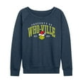 thumbnail image 1 of Dr. Seuss - The Grinch - Whoville Collegiate - Women's French Terry Pullover Sweatshirt, 1 of 5