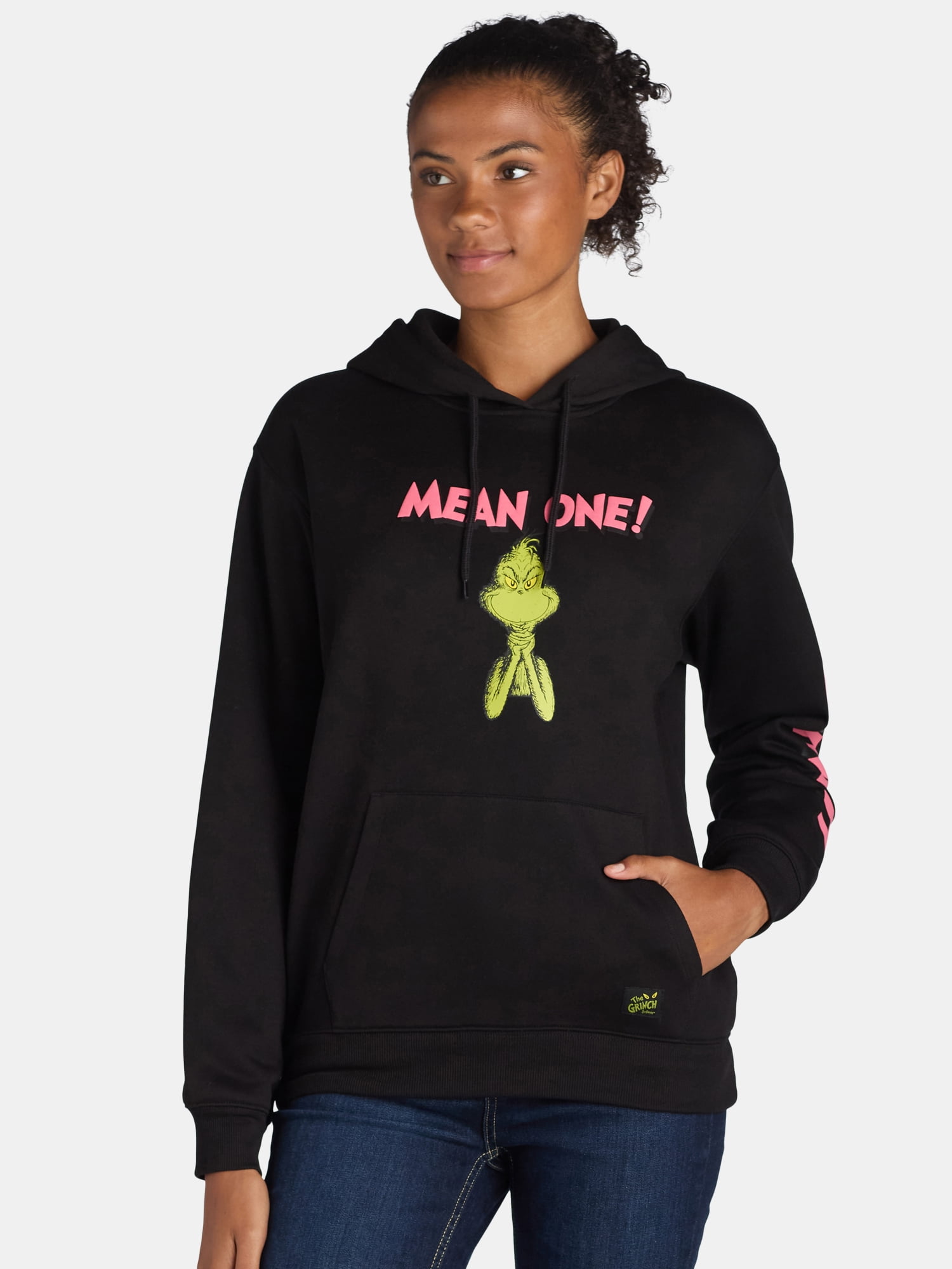 Dr. Seuss The Grinch Women's Mean One Graphic Pullover Hoodie