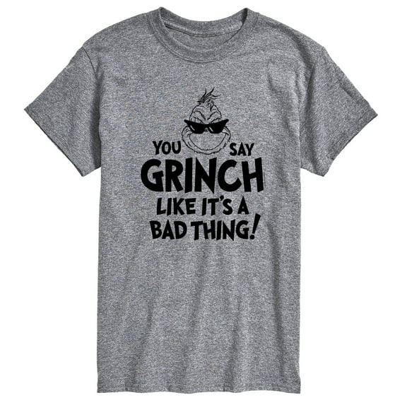 Dr. Seuss - The Grinch - You Say Grinch Bad Thing - Men's Short Sleeve Graphic T-Shirt