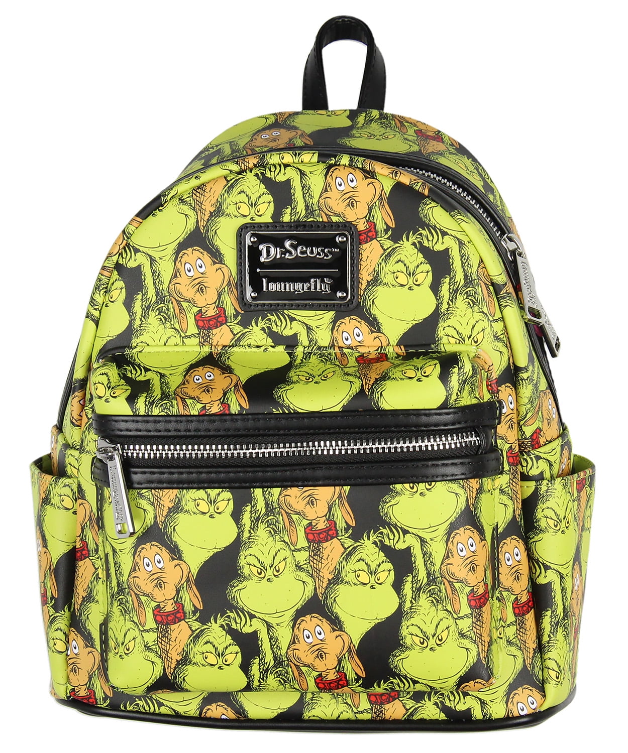 Free Shipping Dr. Seuss The Grinch and Max All Over Print Faux Leather Mini Backpack Walmart