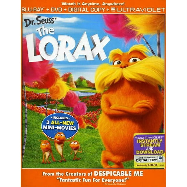 Dr. Seuss' The Lorax (Bluray + DVD + Digital Copy)