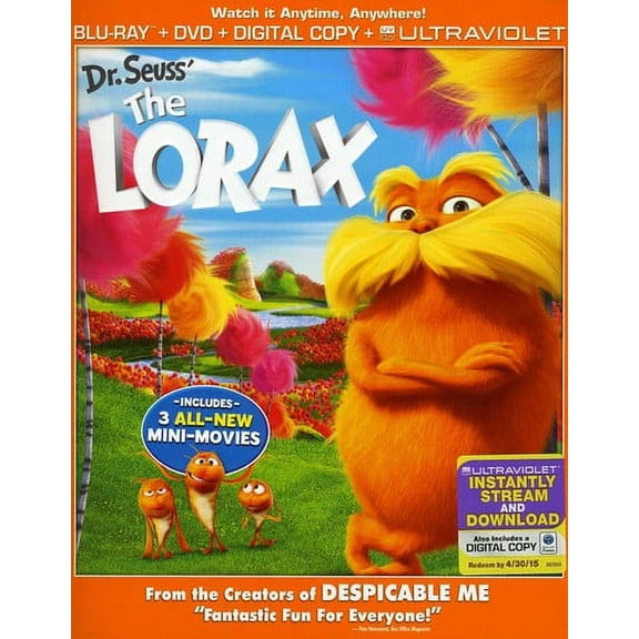 Pre-Owned Dr. Seuss' The Lorax (Blu-ray + DVD + Digital Copy)