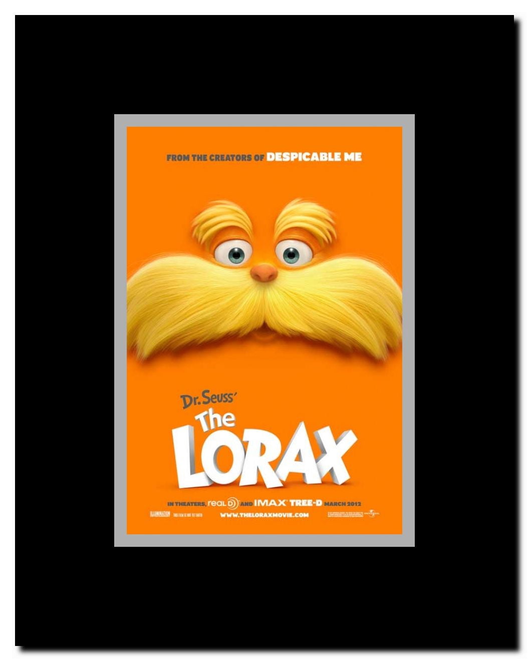 Dr. Seuss' The Lorax Framed Movie Poster
