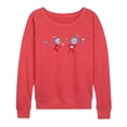thumbnail image 1 of Dr. Seuss - The Things - Women's French Terry Long Sleeve Pullover, 1 of 4
