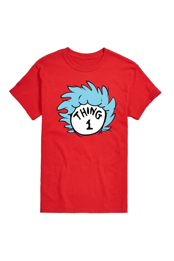- Thing 1 Costume - Men's Short Sleeve Graphic T-Shirt