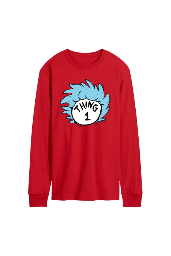 - Thing 1 - Men's Long Sleeve Graphic T-Shirt