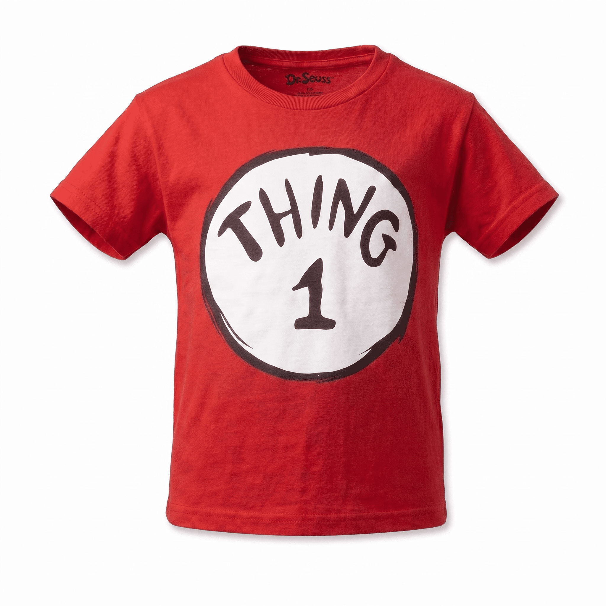 Dr Seuss Thing 1 or Thing 2 Kids T-Shirt Children’s Character Costume Tee
