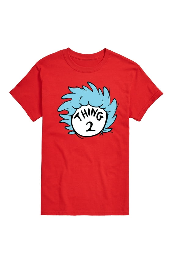 - Thing 2 Costume - Men's Short Sleeve Graphic T-Shirt