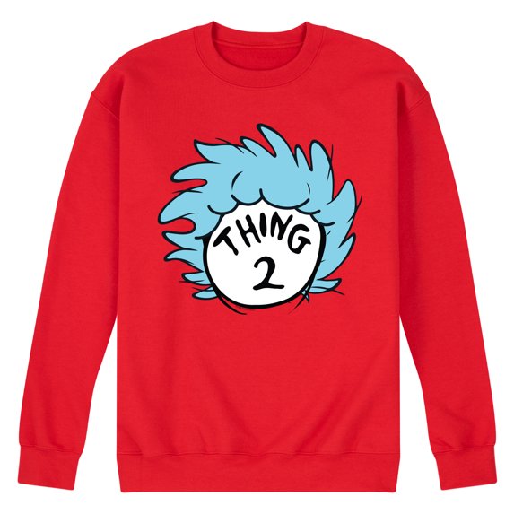 Dr. Seuss - Thing 2 - Men's Crew Fleece Sweatshirt