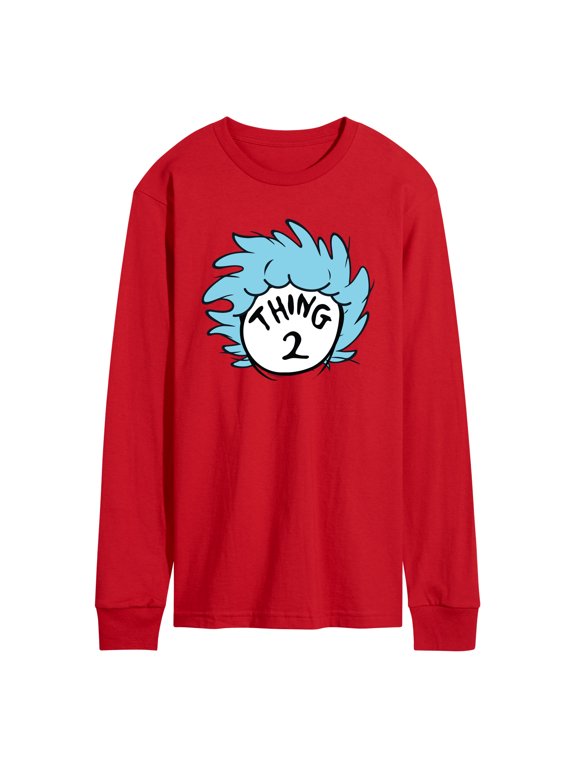 - Thing 2 - Men's Long Sleeve Graphic T-Shirt