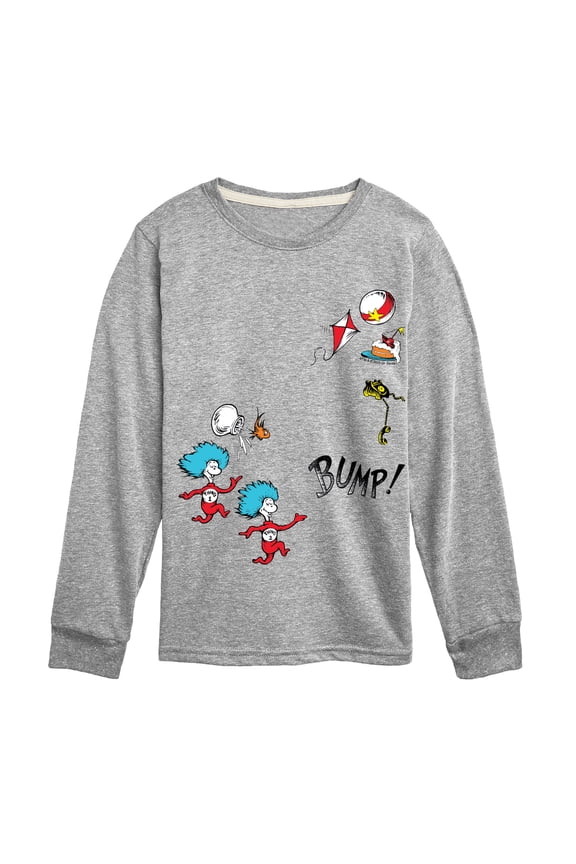 - Thing Faux - Youth Boys Long Sleeve Graphic T-Shirt