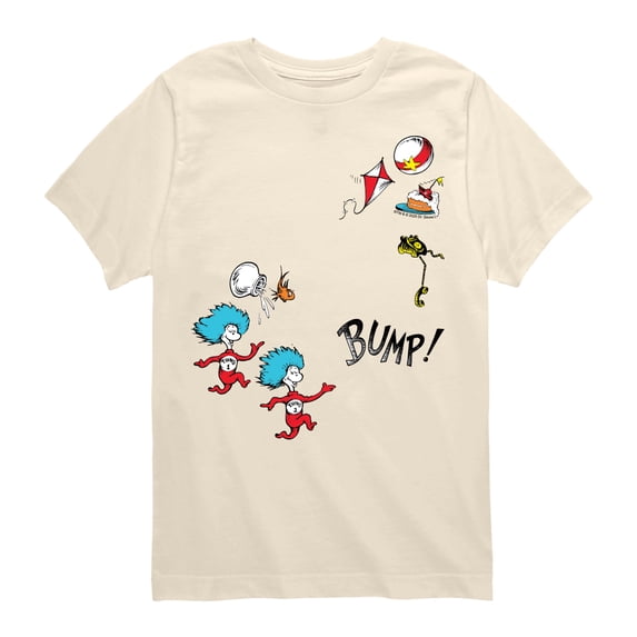 Dr. Seuss - Thing Faux - Youth Boys Short Sleeve Graphic T-Shirt