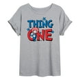 thumbnail image 1 of Dr. Seuss - American Thing One Oversized Graphic T-Shirt, 1 of 6