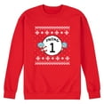 thumbnail image 1 of Dr. Seuss - Thing One Sweater - Men's Long Sleeve Crew Fleece Sweatshirt, 1 of 5