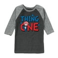 thumbnail image 1 of Dr. Seuss - Thing One - Toddler And Youth Raglan Graphic T-Shirt, 1 of 1