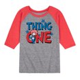 thumbnail image 1 of Dr. Seuss - Thing One - Toddler And Youth Raglan Graphic T-Shirt, 1 of 1