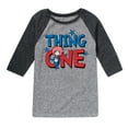 thumbnail image 1 of Dr. Seuss - American Thing One - Toddler And Youth Raglan Graphic T-Shirt, 1 of 4