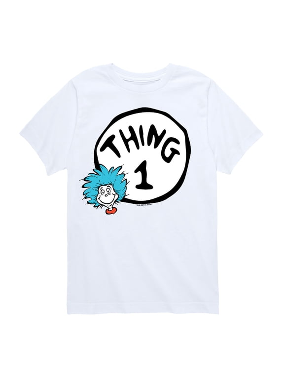 - Thing One Boys' Short Sleeve Graphic T-Shirt