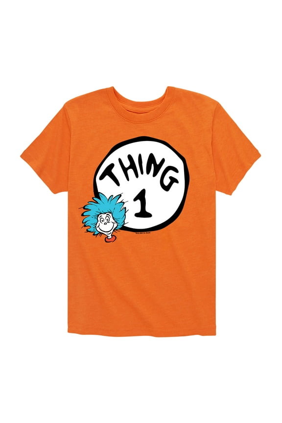 - Thing One - Toddler And Youth Short Sleeve Graphic T-Shirt