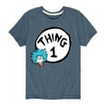 thumbnail image 1 of Dr. Seuss - Thing One - Toddler And Youth Short Sleeve Graphic T-Shirt, 1 of 6