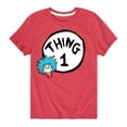 thumbnail image 1 of Dr. Seuss - Thing One - Toddler And Youth Short Sleeve Graphic T-Shirt, 1 of 6