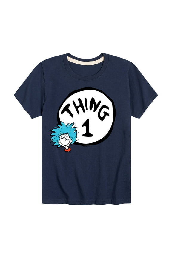 - Thing One - Toddler And Youth Short Sleeve Graphic T-Shirt